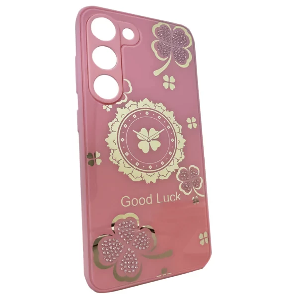 Samsung S23 Pink Good Luck Case – Ultra-Thin & Protective