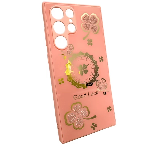 Samsung S23 Pink Good Luck Case – Ultra-Thin & Protective