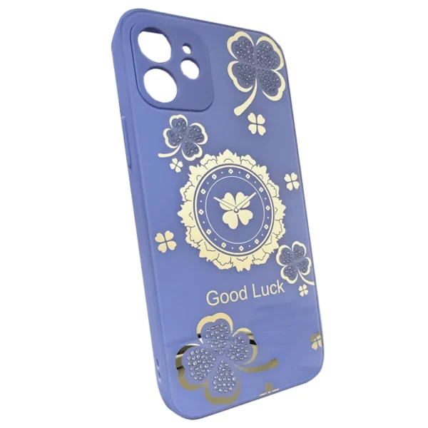 iPhone 12 Purple Good Luck Case – Ultra-Thin & Protective