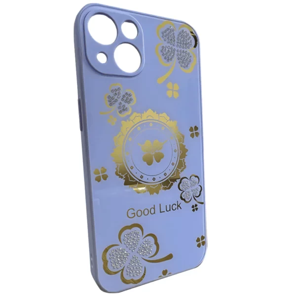 iPhone 13 Purple Good Luck Case – Ultra-Thin & Protective