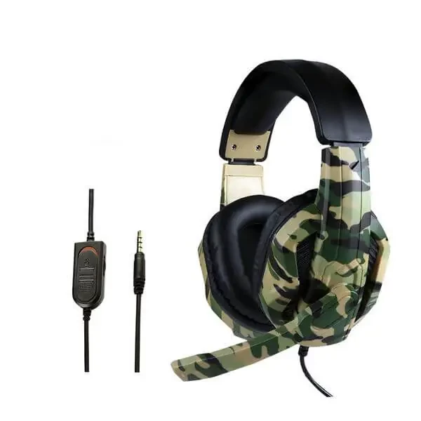 Bigben Stereo Gaming Headset for PS4 – Camo Green